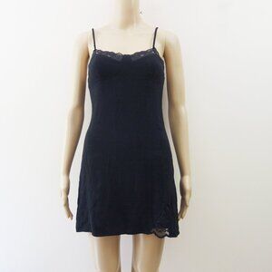PACSUN Beverly and Beck Black Linen blend Cami Mini Fit and Flare Dress (XS) NWT